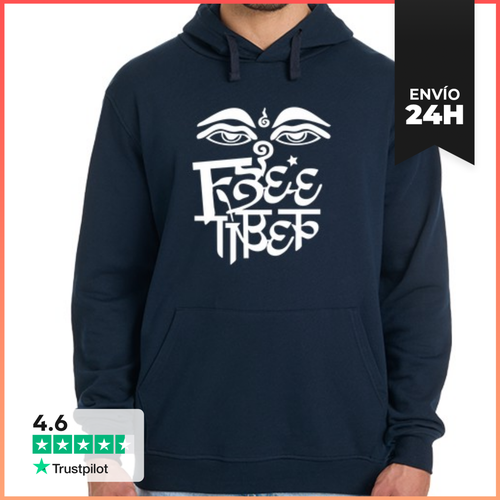Sudadera Unisex Con Capucha Free Tibet LaTostadora - latostadora.com - Modalova