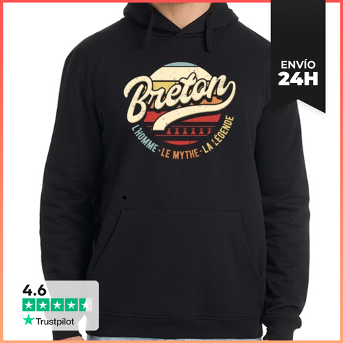 Sudadera Unisex Con Capucha Divertido Regalo Bretón Para Hombres - latostadora.com - Modalova