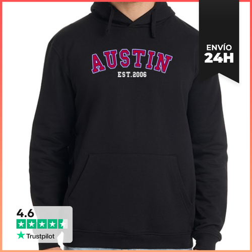 Sudadera Unisex Con Capucha Austin Est 2006 LaTostadora - latostadora.com - Modalova