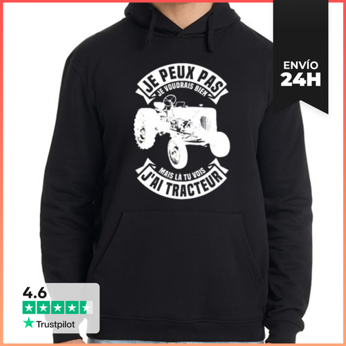Sudadera Unisex Con Capucha No Puedo Tener Tractor LaTostadora - latostadora.com - Modalova