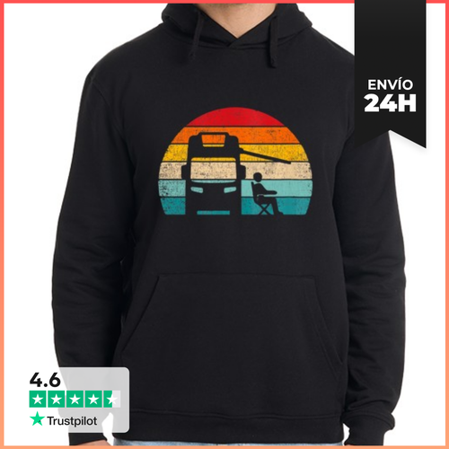 Sudadera Unisex Con Capucha Puesta De Sol Autocaravana Camper Van - latostadora.com - Modalova
