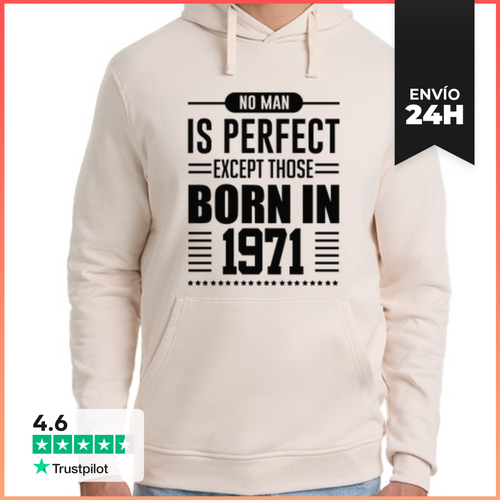 Sudadera Unisex Con Capucha Ningún Hombre Es Perfecto Excepto Los - latostadora.com - Modalova