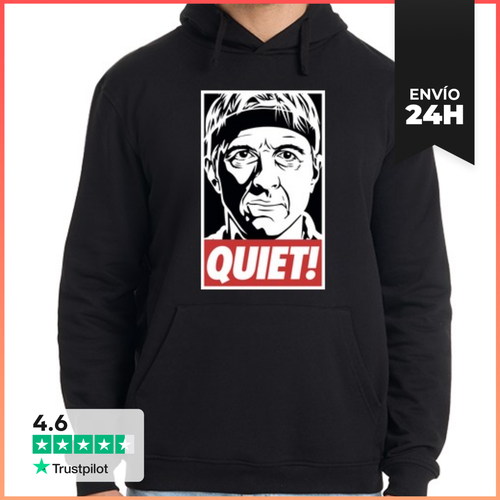 Sudadera Unisex Con Capucha Quiet Exclamation LaTostadora - latostadora.com - Modalova