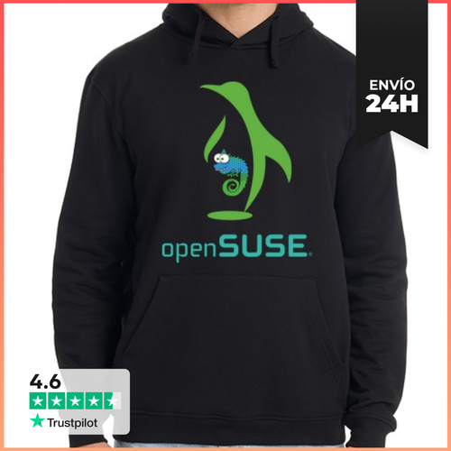 Sudadera Unisex Con Capucha Linux OpenSUSE LaTostadora - latostadora.com - Modalova