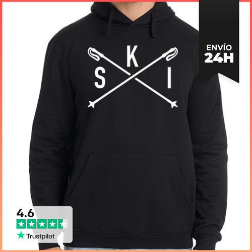 Sudadera Unisex Con Capucha Esquí Hipster LaTostadora - latostadora.com - Modalova