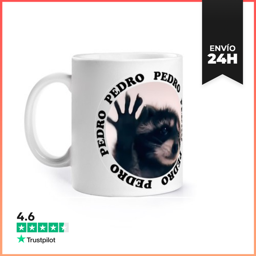 Taza Mapache Pedro Negro LaTostadora - latostadora.com - Modalova