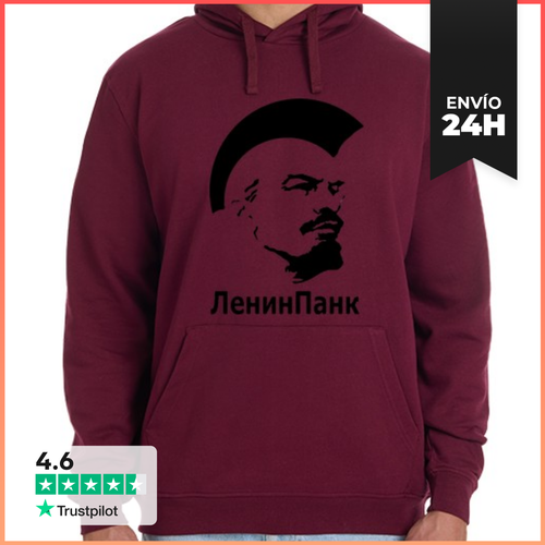 Sudadera Unisex Con Capucha Lenin Punk LaTostadora - latostadora.com - Modalova