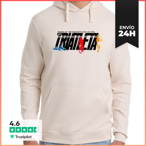Sudadera Unisex Con Capucha Soy Triatleta LaTostadora - latostadora.com - Modalova
