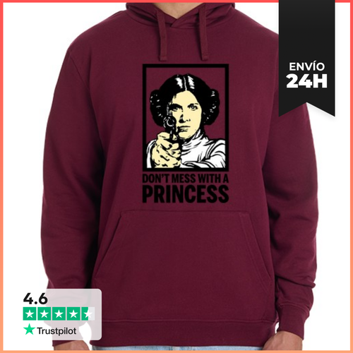 Sudadera Unisex Con Capucha Princesa Leia (Star Wars) LaTostadora - latostadora.com - Modalova