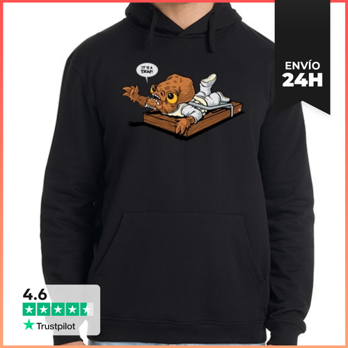 Sudadera Unisex Con Capucha It's A Trap! LaTostadora - latostadora.com - Modalova