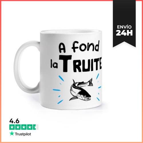 Taza Completamente Trucha Regalo De Humor Pe LaTostadora - latostadora.com - Modalova