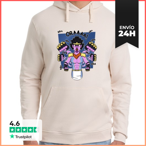Sudadera Unisex Con Capucha Star Platinum JoJos Bizarre Adventure - latostadora.com - Modalova