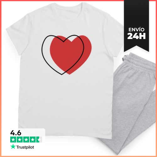 Pijama Corazón Rojo LaTostadora - latostadora.com - Modalova