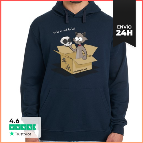 Sudadera Unisex Con Capucha Schrödinger´s Cat LaTostadora - latostadora.com - Modalova