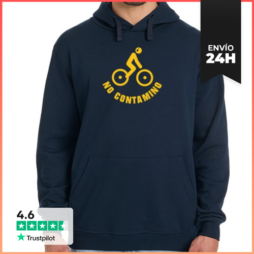 Sudadera Unisex Con Capucha Él No Contamina LaTostadora - latostadora.com - Modalova
