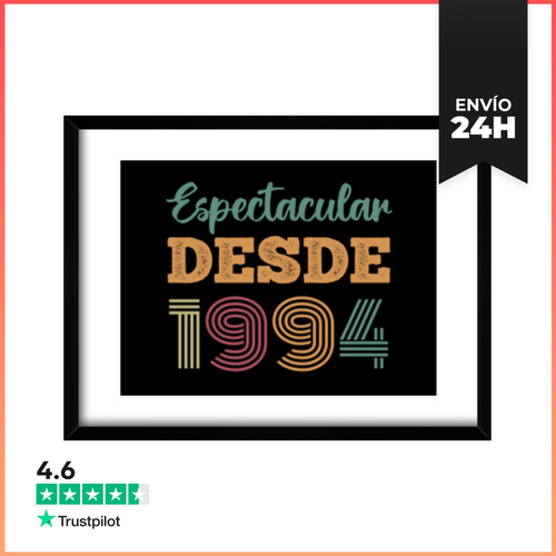 Cuadro Con Marco Horizontal ESPECTACULAR DESDE 1994 LaTostadora - latostadora.com - Modalova