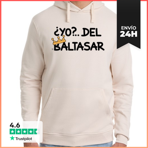 Sudadera Unisex Con Capucha YO... DEL REY BALTASAR LaTostadora - latostadora.com - Modalova