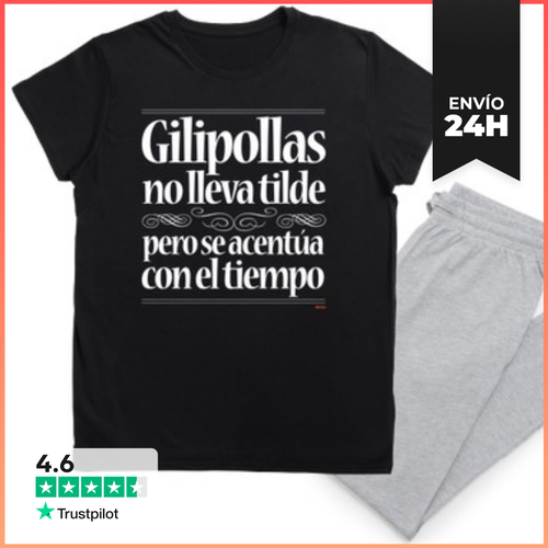 Pijama Gilipollas No Lleva Tilde LaTostadora - latostadora.com - Modalova