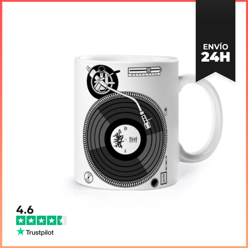 Taza Turntable - Plato - Hip Hop LaTostadora - latostadora.com - Modalova