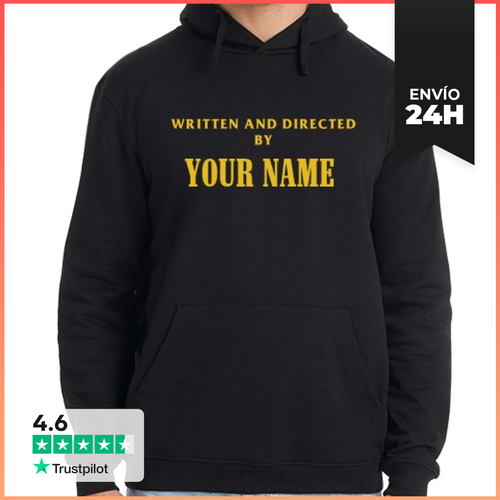 Sudadera Unisex Con Capucha Sudadera Written And Directed By - latostadora.com - Modalova