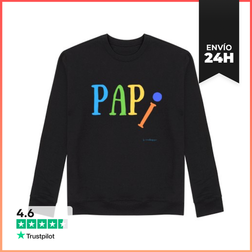 Sudadera Unisex Sudadera PAPI Sin Capucha LaTostadora - latostadora.com - Modalova