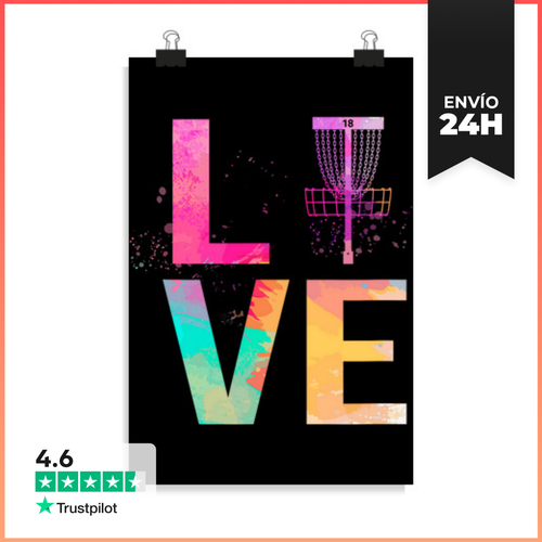 Póster Vertical Regalos Coloridos Para Mamás De Disc Golf Disc - latostadora.com - Modalova