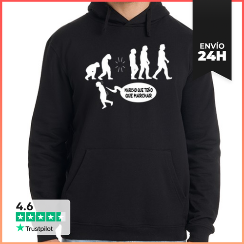 Sudadera Unisex Con Capucha Evolución - Marcho LaTostadora - latostadora.com - Modalova