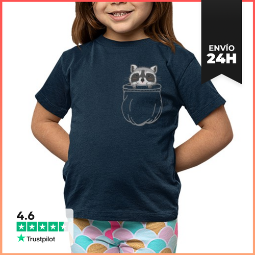 Camiseta Clásica Para Niños Mapachito LaTostadora - latostadora.com - Modalova