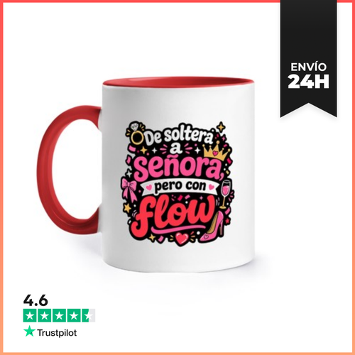 Taza De Colores De Soltera A Señora, Pero Con Flow LaTostadora - latostadora.com - Modalova