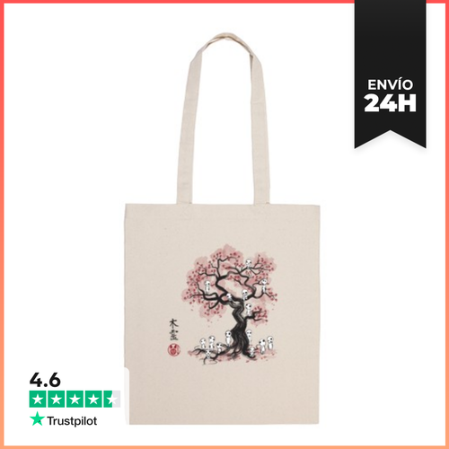 Bolsa De Tela Forest Spirits Sumi-e LaTostadora - latostadora.com - Modalova