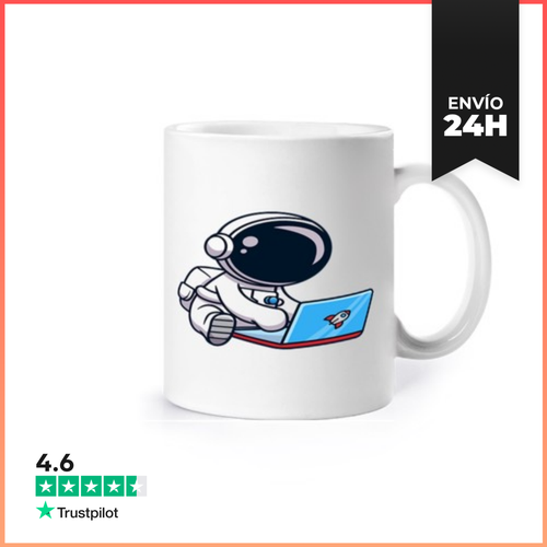 Taza Astronauta Y Su Cohete Portátil LaTostadora - latostadora.com - Modalova