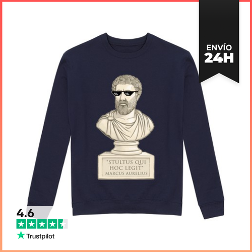 Sudadera Unisex Marco Aurelio El Estoico Cachondo LaTostadora - latostadora.com - Modalova