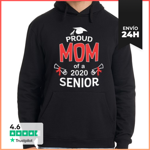 Sudadera Unisex Con Capucha Mamá Orgullosa De Un Graduado De 2020 - latostadora.com - Modalova