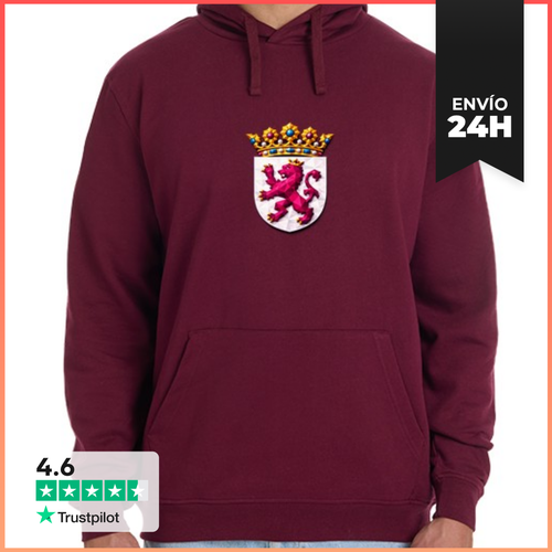 Sudadera Unisex Con Capucha Escudo De León Geometrico LaTostadora - latostadora.com - Modalova