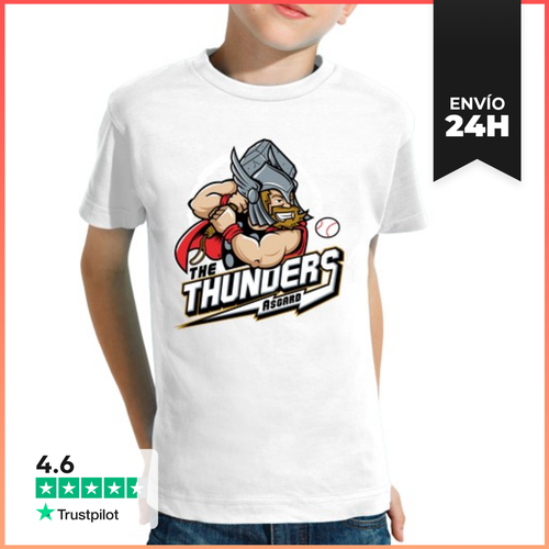 Camiseta Clásica Para Niños The Thunders Baseball LaTostadora - latostadora.com - Modalova