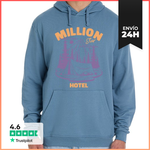 Sudadera Unisex Con Capucha Hotel De Millones De Estrellas - latostadora.com - Modalova