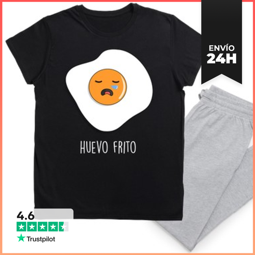 Pijama Huevo Frito Black LaTostadora - latostadora.com - Modalova