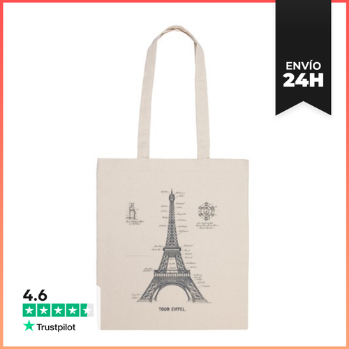 Bolsa De Tela Torre Eiffel Torre-eiffel Gustave Planos Club Bolso - latostadora.com - Modalova