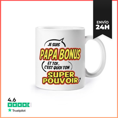 Taza Mi Superpoder Soy Un Bono Papi LaTostadora - latostadora.com - Modalova