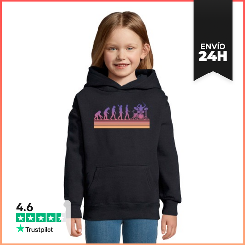 Sudadera Para Niños Con Capucha Drummer Evolucion LaTostadora - latostadora.com - Modalova