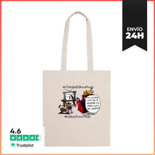 Bolsa De Tela Charlas Sofá Negro LaTostadora - latostadora.com - Modalova