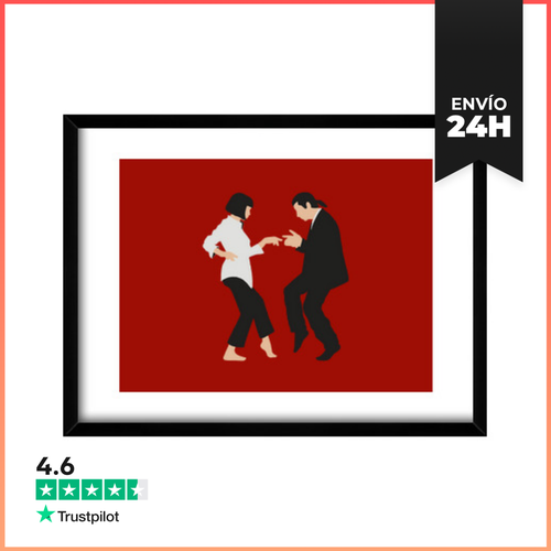Cuadro Con Marco Horizontal Ficción Pulp - Danza LaTostadora - latostadora.com - Modalova