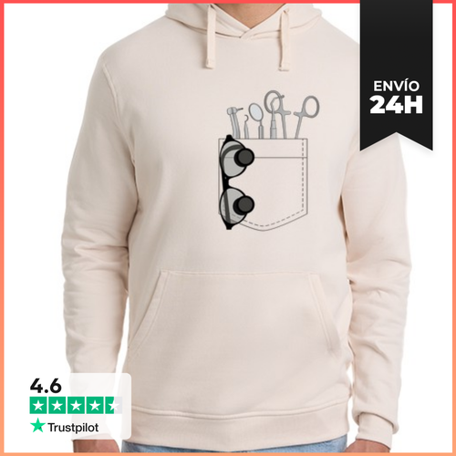 Sudadera Unisex Con Capucha Bolsillo Dentista LaTostadora - latostadora.com - Modalova