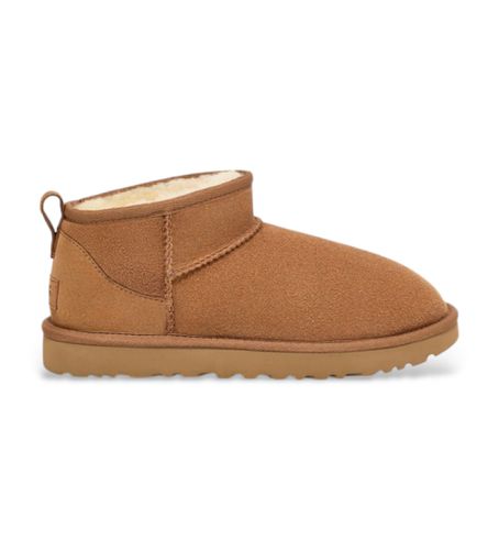 Bottines Classic Ultra Mini en cuir (41), Marron, Plat, Casuel - UGG - Modalova