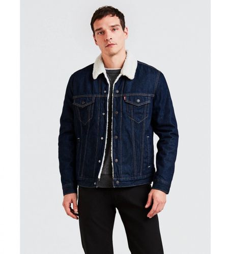 Type 3 Sherpa Jacket (S), Casuel, Coton, Polyester, Marine - Levi's - Modalova