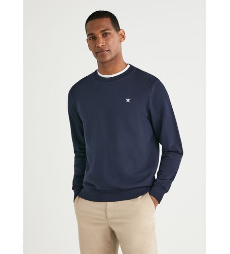 HM580957 Pull-over Logo (S), Bleu, Casuel, Coton - Hackett London - Modalova