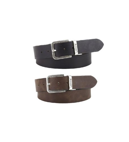 Ceinture réversible en cuir , noire (70cm), Marron, Casuel - Levi's - Modalova