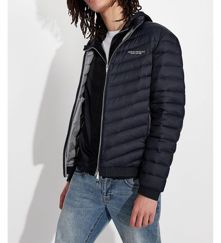 NZB52ZNW3Z5578 Veste légère en duvet (XXL), Bleu, Casuel, Polyamide, Manche longue - Armani Exchange - Modalova