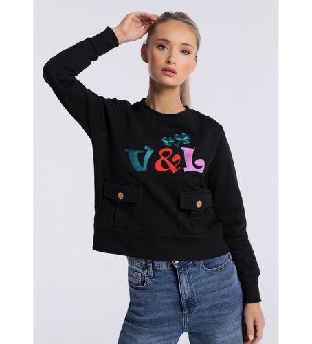 Sweatshirt 132519 (XS), Casuel, Coton, Manche longue - Victorio & Lucchino, V&L - Modalova