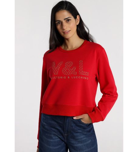 Sweatshirt 131643 (XS), Casuel, Coton, Manche longue - Victorio & Lucchino, V&L - Modalova